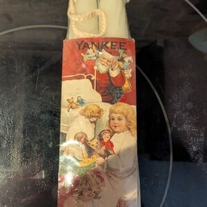 SEALED VINTAGE Yankee Candle Christmas Tapered Candlesticks